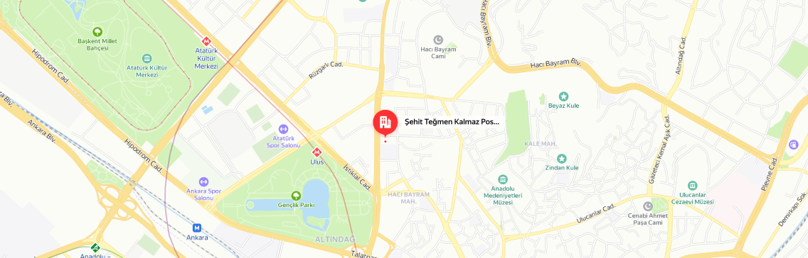 Address: Şehit Teğmen Kalmaz Cad. No: 2 06050 Ulus / ANKARA
